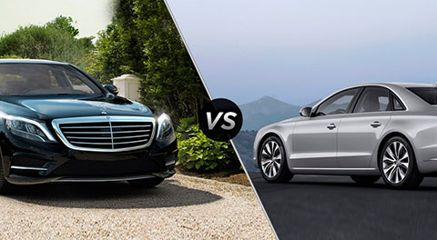 1Car Market : مشهد مطاردة أكشن من فيلم، بين سيارتي مرسيدس وأودي